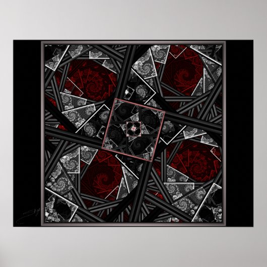 Through the Looking Glass Fractal Poster ポスター (正面)