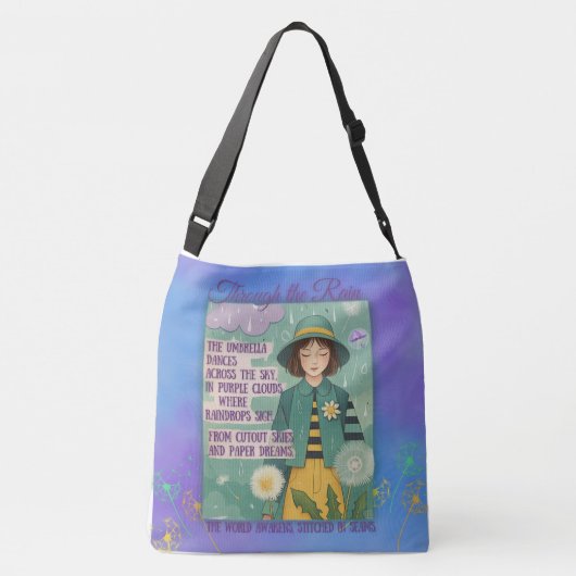 Through the RainトートとCrossbody クロスボディバッグ (裏面)