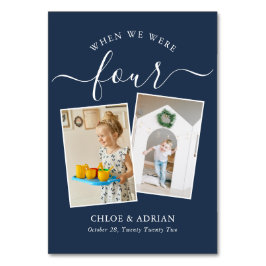 Through the Years Couples 結婚 Photo'sモダン Tabl テーブルナンバー