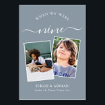 Through the Years Couples 結婚 Photo'sモダン Tabl テーブルナンバー<br><div class="desc">おもしろいを思い出し、結婚式のレセプションテーブル番号と一緒に持つエレガントと – これらのテーブル番号与えはシンプル、テーブル番号と同じ年齢の新郎新婦の写真を含むオプションを持つ新婦と新婦の名前/sと彼らの日付結婚。背景の色は白い文字でほこりっぽい青だが、あなたの色に合わせて任意の色に変更で結婚きる。</div>