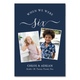 Through the Years Couples 結婚 Photo'sモダン Tabl テーブルナンバー