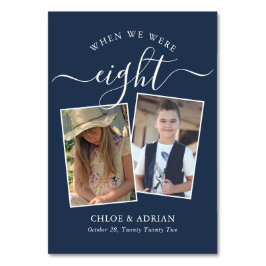 Through the Years Couples 結婚 Photo'sモダン Tabl テーブルナンバー