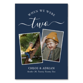 Through the Years Couples 結婚 Photo'sモダン Tabl テーブルナンバー