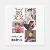 Through The Years Graduation Party スタンダードランチョンナプキン (正面)