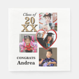 Through The Years Graduation Party スタンダードランチョンナプキン