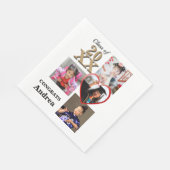 Through The Years Graduation Party スタンダードランチョンナプキン (角)