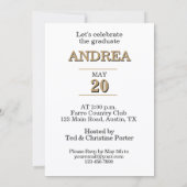 Through The Years Graduation Party 招待状 (裏面)