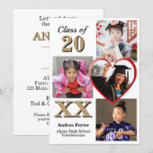 Through The Years Graduation Party 招待状 (正面/裏面)