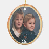 Through The Years Photo Keepsakeオーナメント セラミックオーナメント (左)