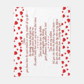 Throw Blanket フリースブランケット (正面)