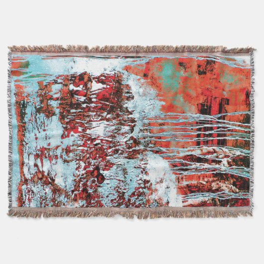 Throw Blanket – Corrosion Pulse スローブランケット (正面)