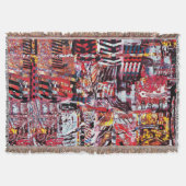 Throw Blanket – Fragmented Pulse スローブランケット (正面)