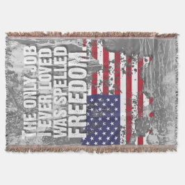 Throw Blanket – Freedom Job スローブランケット