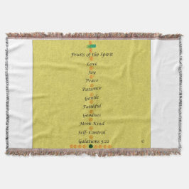 Throw Blanket   Fruits of the Spirit  スローブランケット