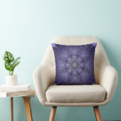 Throw Cushion Purple Pattern Design クッション (椅子)
