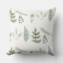Throw Cushion - Summer Leaves Design 2 クッション