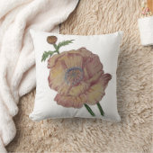 Throw Cushion Watercolour Pencil Flower クッション (ブランケット)