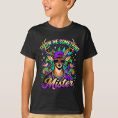 Throw Me Soing Mister Mardi Gras Deer Design  Tシャツ (正面)