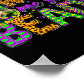 Throw Me Some Beads Mardi Gras Carnival For Men Wo ポスター (角)