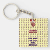 Throw Pillow キーホルダー (正面)