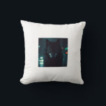 Throw pillow  クッション<br><div class="desc">This image was used by Author Selene Dacario to depict one of the werewolves in her debut novel The Betrayal</div>