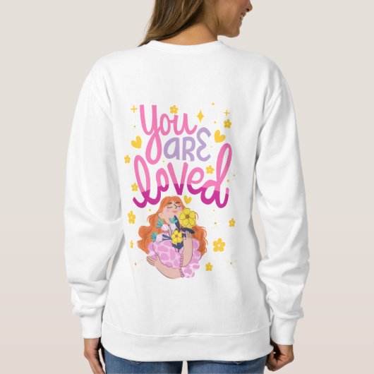 Throw Pillow スウェットシャツ (裏面)