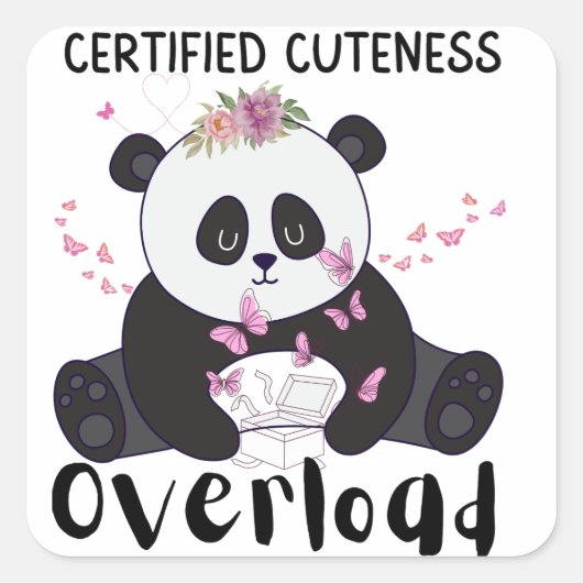 Throw Pillow スクエアシール (正面)