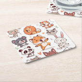 Throw Pillow スクエアペーパーコースター (アングル)