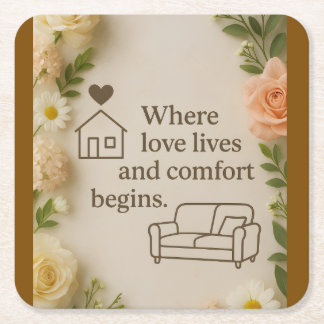 Throw Pillow スクエアペーパーコースター