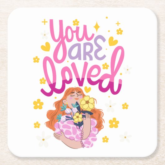 Throw Pillow スクエアペーパーコースター (正面)