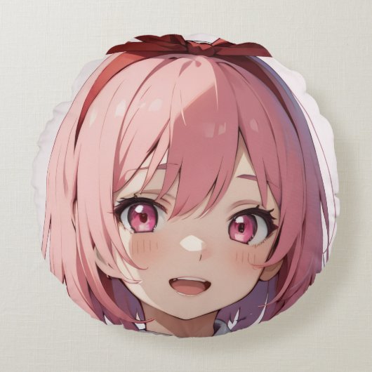 Throw Pillow ラウンドクッション (正面)