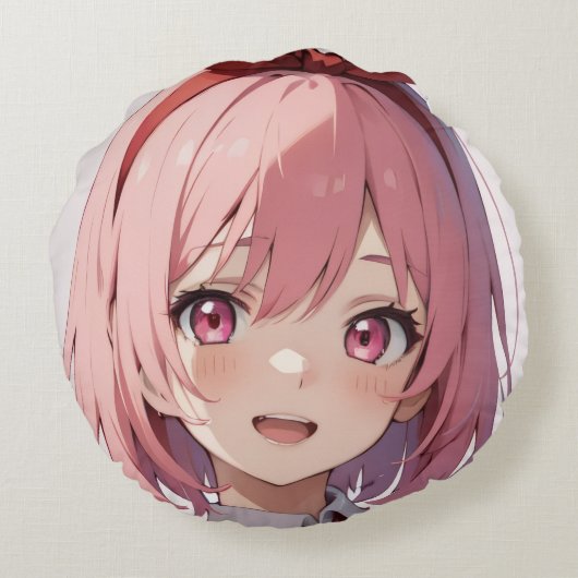 Throw Pillow ラウンドクッション (裏面)