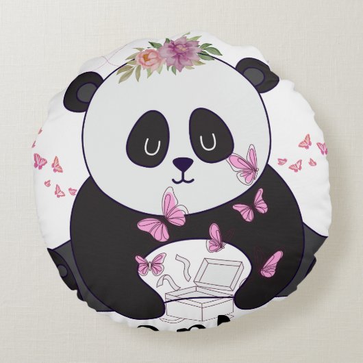 Throw Pillow ラウンドクッション (裏面)