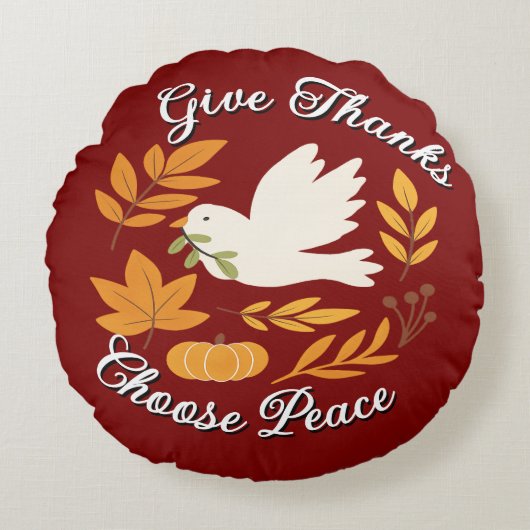 Throw Pillow ラウンドクッション (正面)