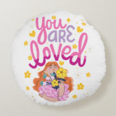 Throw Pillow ラウンドクッション (裏面)