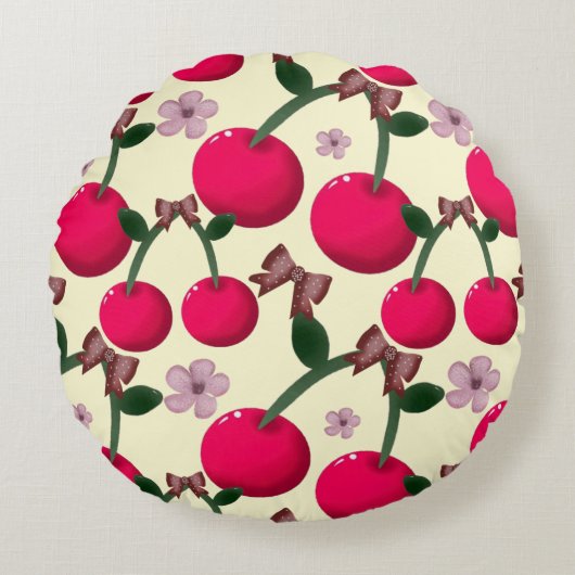 Throw Pillow ラウンドクッション (正面)