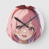 Throw Pillow ラウンド壁時計 (正面)