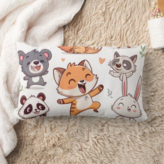 Throw Pillow ランバークッション (ブランケット)