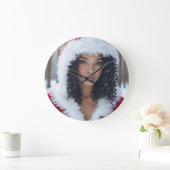 Throw Pillow ラージ壁時計 (ホーム)