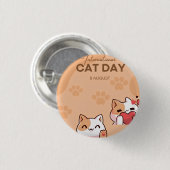 Throw Pillow 缶バッジ (正面&裏面)