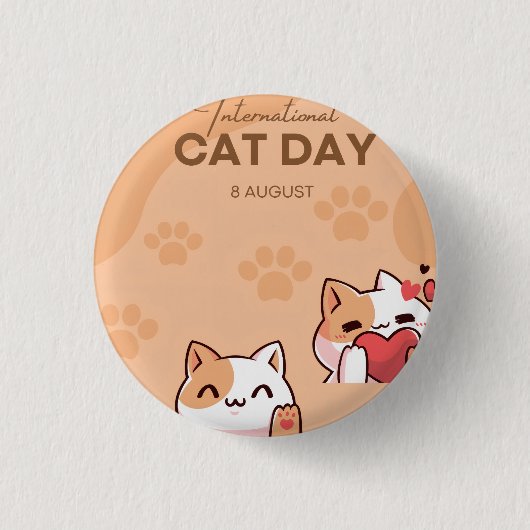 Throw Pillow 缶バッジ (正面)