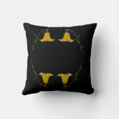 Throw Pillow 16" x 16" – Flowers for the Soul クッション (裏面)