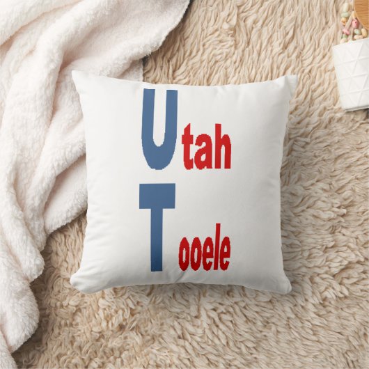 Throw Pillow 16x16 UTAH TOURISM クッション (ブランケット)