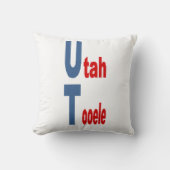 Throw Pillow 16x16 UTAH TOURISM クッション (正面)