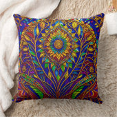 Throw Pillow 20"x20" クッション (ブランケット)