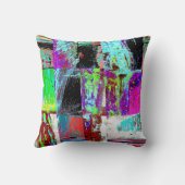 Throw Pillow – Abstract Grid クッション (裏面)