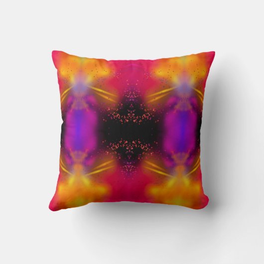 Throw Pillow Abstract style  クッション (裏面)