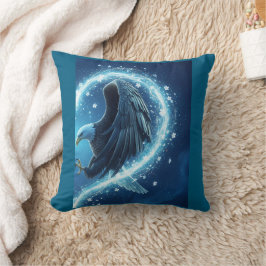 Throw Pillow Bald Eagle Heart - Forever and Ever クッション