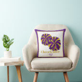 Throw Pillow Cheerleader Pom Poms personalized クッション (椅子)