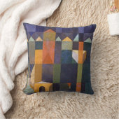 Throw Pillow - ''City of Towers'' - Paul Klee クッション (ブランケット)